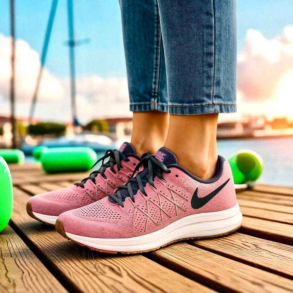 NIKE Zoom Pegasus 32 Running Sneaker Pink Womens size 8